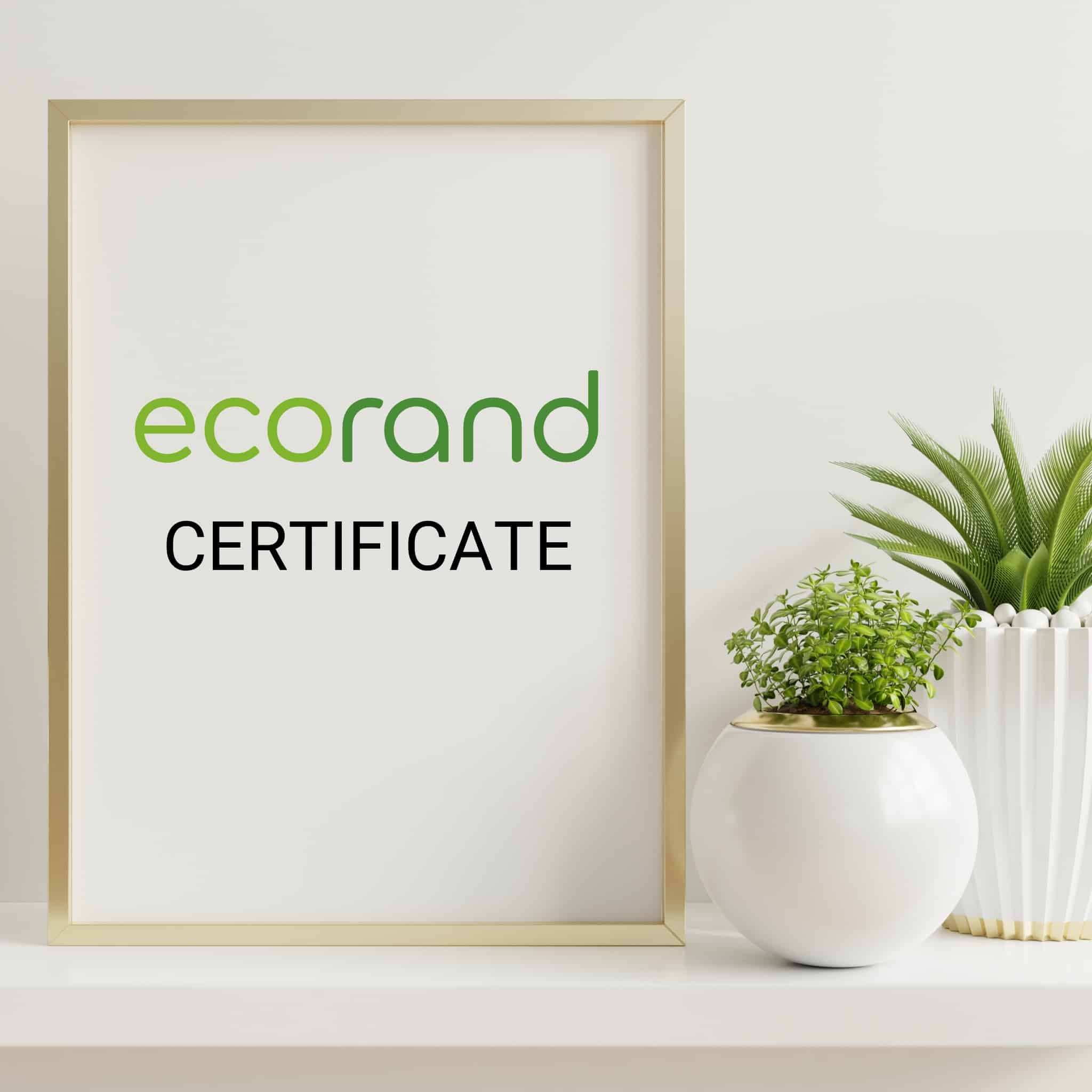 ecorand true climate action certificate
